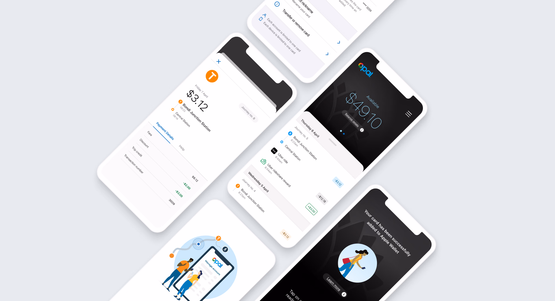 Opal digital card app